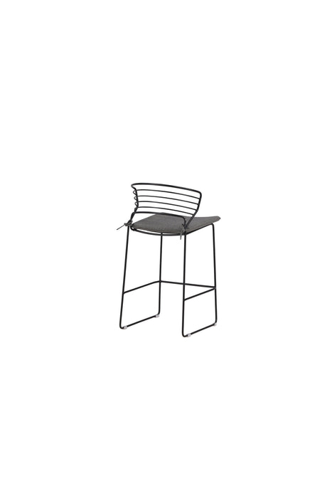 Milano Outdoor - Barhocker - schwarz/Stahl - Outdoor - Barhocker - ALVAHOME