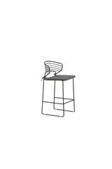 Milano Outdoor - Barhocker - schwarz/Stahl - Outdoor - Barhocker - ALVAHOME