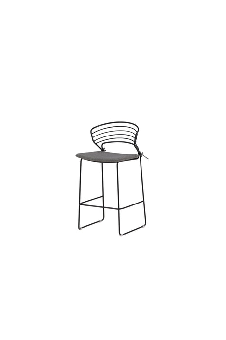 Milano Outdoor - Barhocker - schwarz/Stahl - Outdoor - Barhocker - ALVAHOME