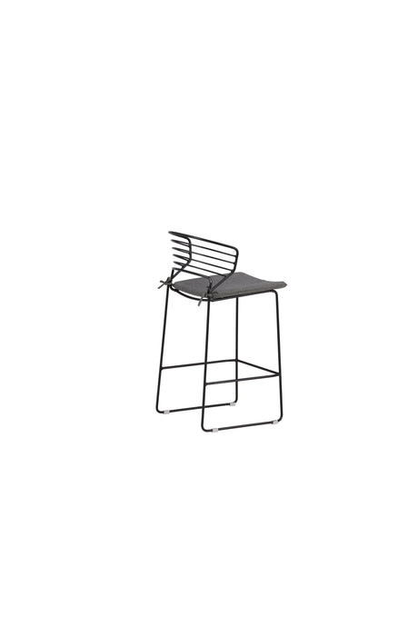 Milano Outdoor - Barhocker - schwarz/Stahl - Outdoor - Barhocker - ALVAHOME