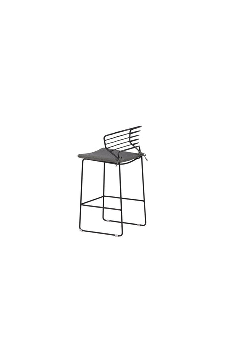 Milano Outdoor - Barhocker - schwarz/Stahl - Outdoor - Barhocker - ALVAHOME