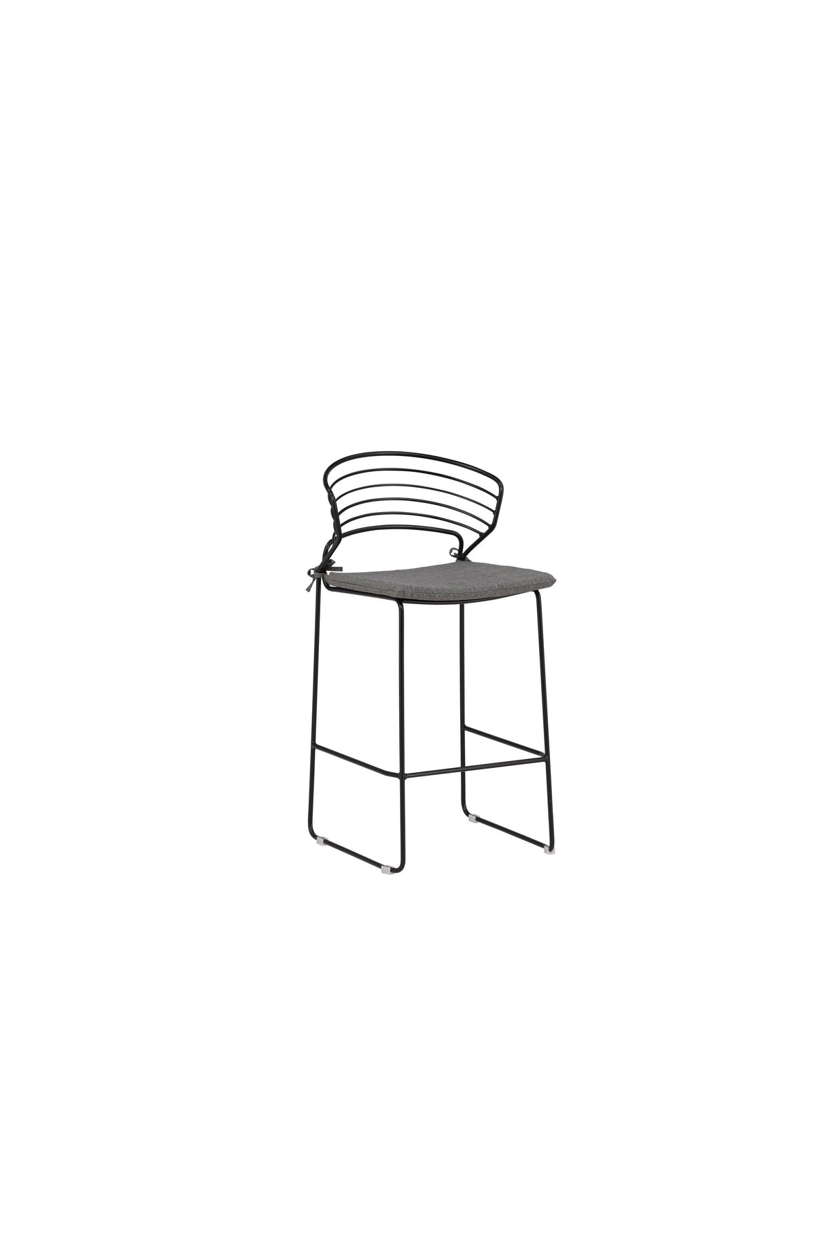 Milano Outdoor - Barhocker - schwarz/Stahl - Outdoor - Barhocker - ALVAHOME