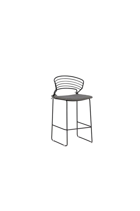 Milano Outdoor - Barhocker - schwarz/Stahl - Outdoor - Barhocker - ALVAHOME