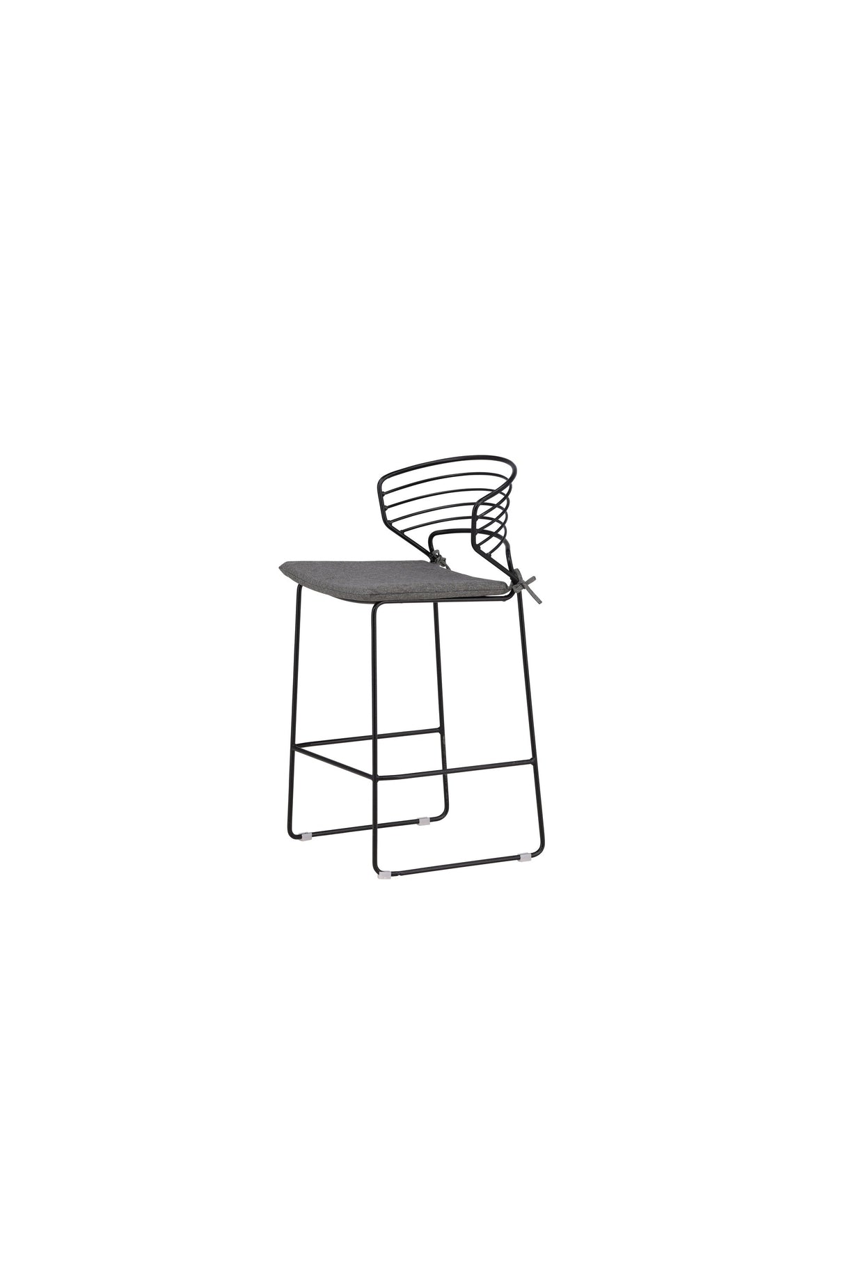 Milano Outdoor - Barhocker - schwarz/Stahl - Outdoor - Barhocker - ALVAHOME