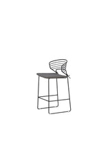 Milano Outdoor - Barhocker - schwarz/Stahl - Outdoor - Barhocker - ALVAHOME