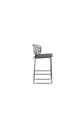 Milano Outdoor - Barhocker - schwarz/Stahl - Outdoor - Barhocker - ALVAHOME