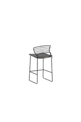 Milano Outdoor - Barhocker - schwarz/Stahl - Outdoor - Barhocker - ALVAHOME