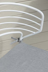 Milano Outdoor - Barhocker - weiß/Stahl - Outdoor - Barhocker - ALVAHOME