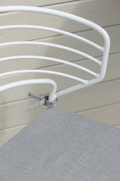 Milano Outdoor - Barhocker - weiß/Stahl - Outdoor - Barhocker - ALVAHOME
