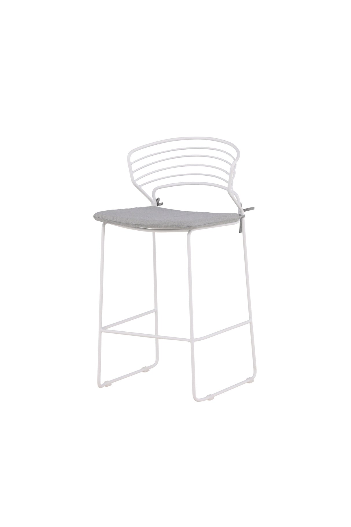 Milano Outdoor - Barhocker - weiß/Stahl - Outdoor - Barhocker - ALVAHOME