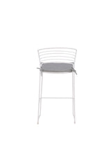 Milano Outdoor - Barhocker - weiß/Stahl - Outdoor - Barhocker - ALVAHOME