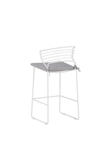 Milano Outdoor - Barhocker - weiß/Stahl - Outdoor - Barhocker - ALVAHOME