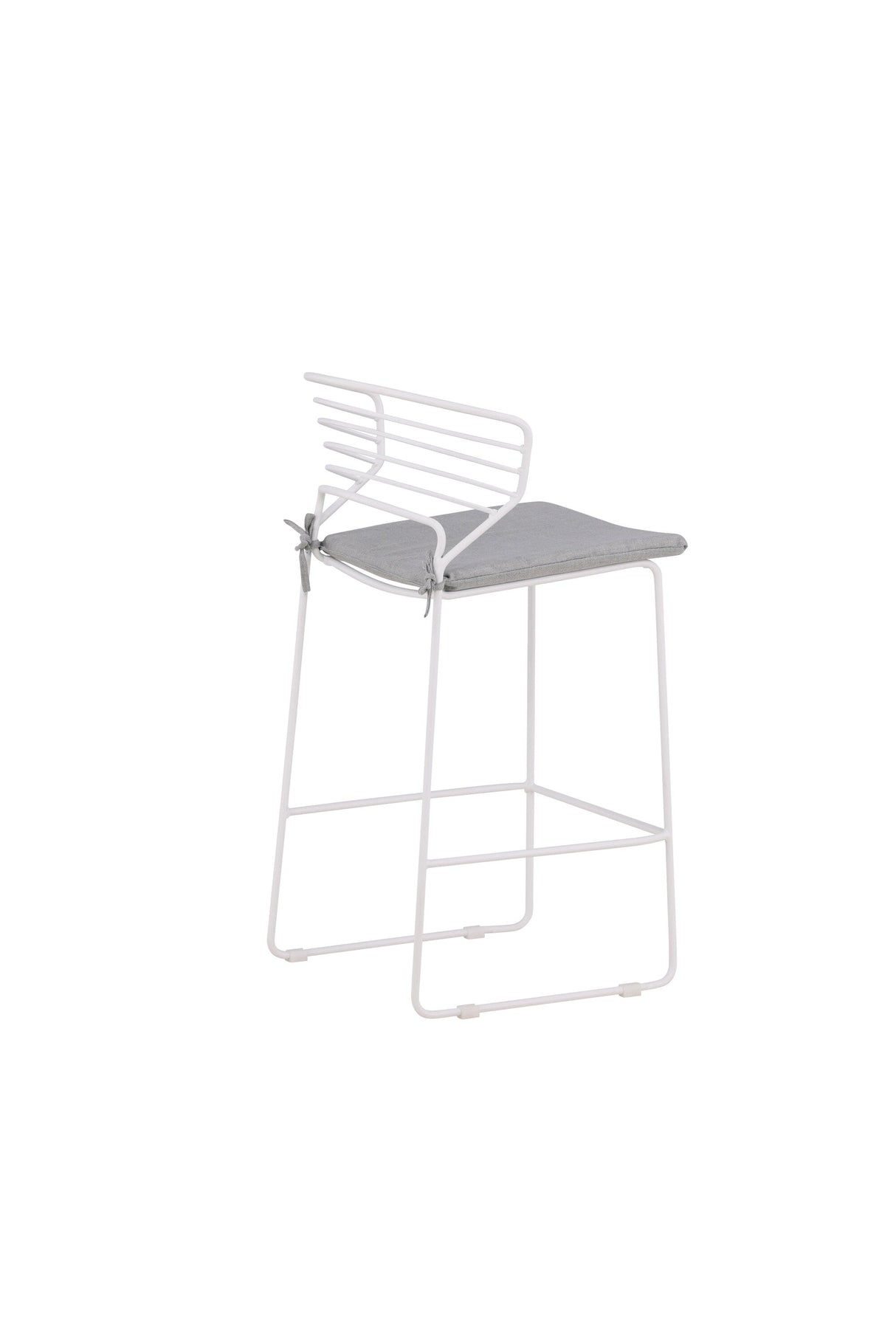 Milano Outdoor - Barhocker - weiß/Stahl - Outdoor - Barhocker - ALVAHOME