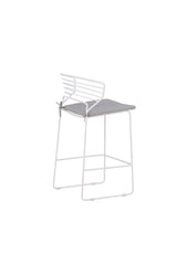 Milano Outdoor - Barhocker - weiß/Stahl - Outdoor - Barhocker - ALVAHOME
