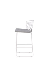 Milano Outdoor - Barhocker - weiß/Stahl - Outdoor - Barhocker - ALVAHOME