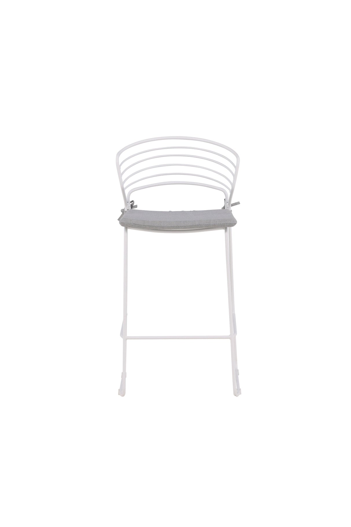 Milano Outdoor - Barhocker - weiß/Stahl - Outdoor - Barhocker - ALVAHOME