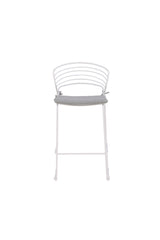 Milano Outdoor - Barhocker - weiß/Stahl - Outdoor - Barhocker - ALVAHOME