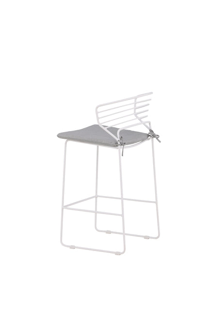 Milano Outdoor - Barhocker - weiß/Stahl - Outdoor - Barhocker - ALVAHOME