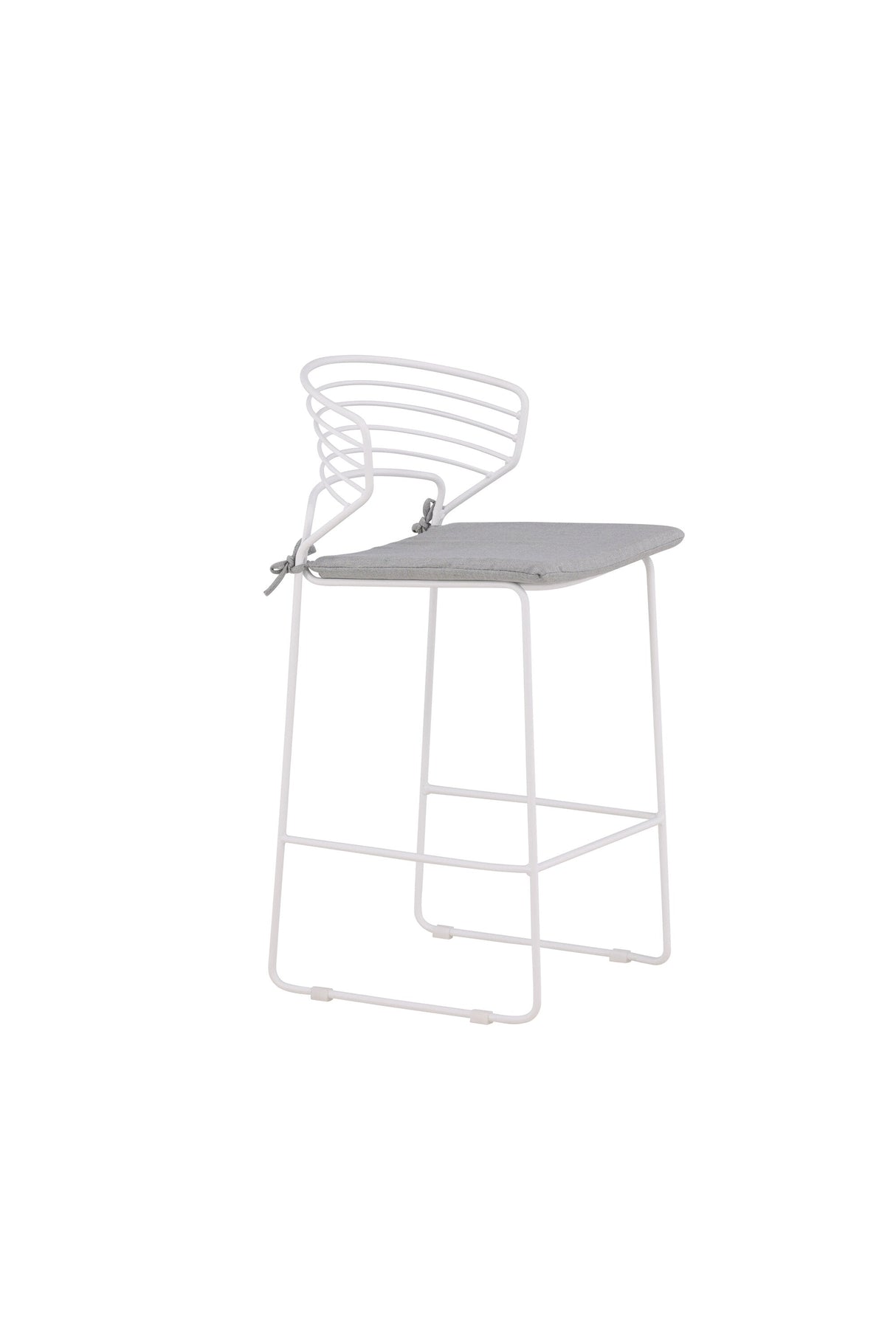 Milano Outdoor - Barhocker - weiß/Stahl - Outdoor - Barhocker - ALVAHOME