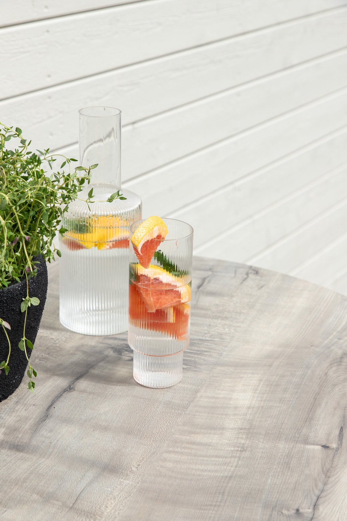 Milano Outdoor - Bartisch - weiß/Aluminum - Outdoor - Bartische - ALVAHOME