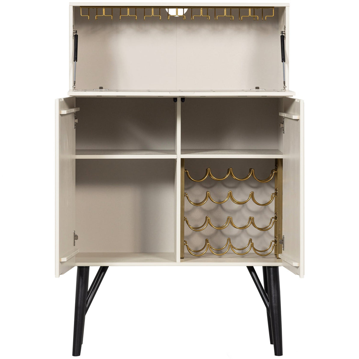 Miller Barschrank - staub/Kiefer [fsc] - Barschränke - ALVAHOME