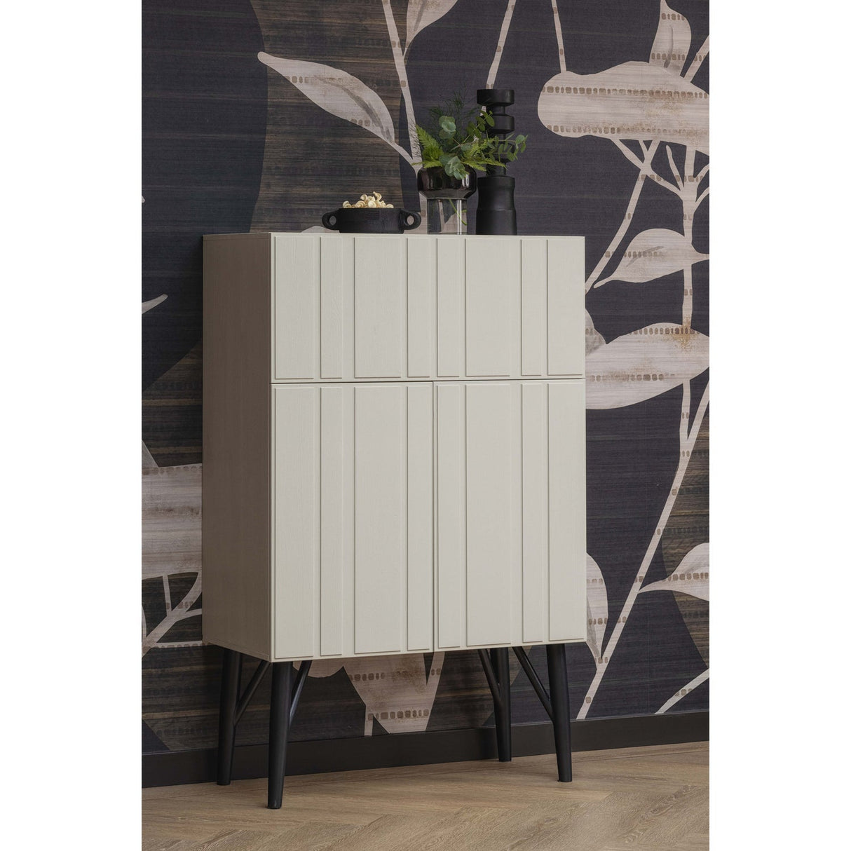 Miller Barschrank - staub/Kiefer [fsc] - Barschränke - ALVAHOME