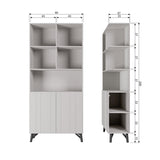 Miller Schrank - staub/Kiefer [fsc] - Schränke - ALVAHOME
