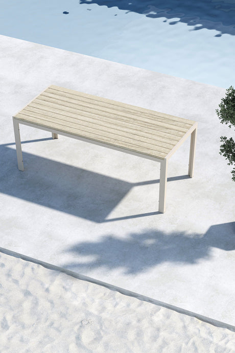 Mirko Outdoor - Esstisch rechteckig - beige/Aluminum - Outdoor - Esstische (rechteckig) - ALVAHOME