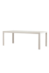 Mirko Outdoor - Esstisch rechteckig - beige/Aluminum - Outdoor - Esstische (rechteckig) - ALVAHOME