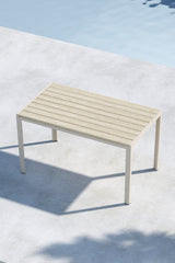 Mirko Outdoor - Esstisch rechteckig - beige/Aluminum - Outdoor - Esstische (rechteckig) - ALVAHOME