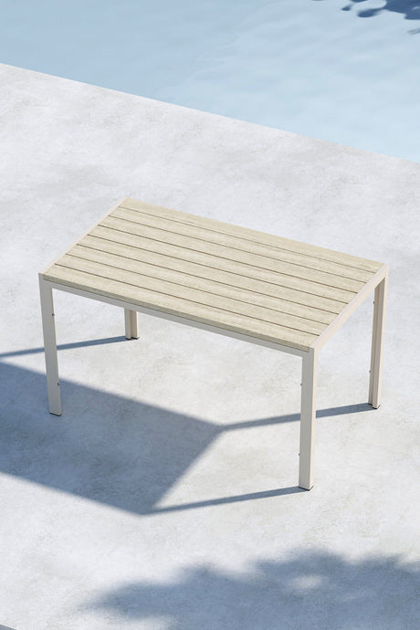 Mirko Outdoor - Esstisch rechteckig - beige/Aluminum - Outdoor - Esstische (rechteckig) - ALVAHOME