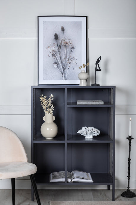 Misha Regal - grau/Stahl - Regale - ALVAHOME