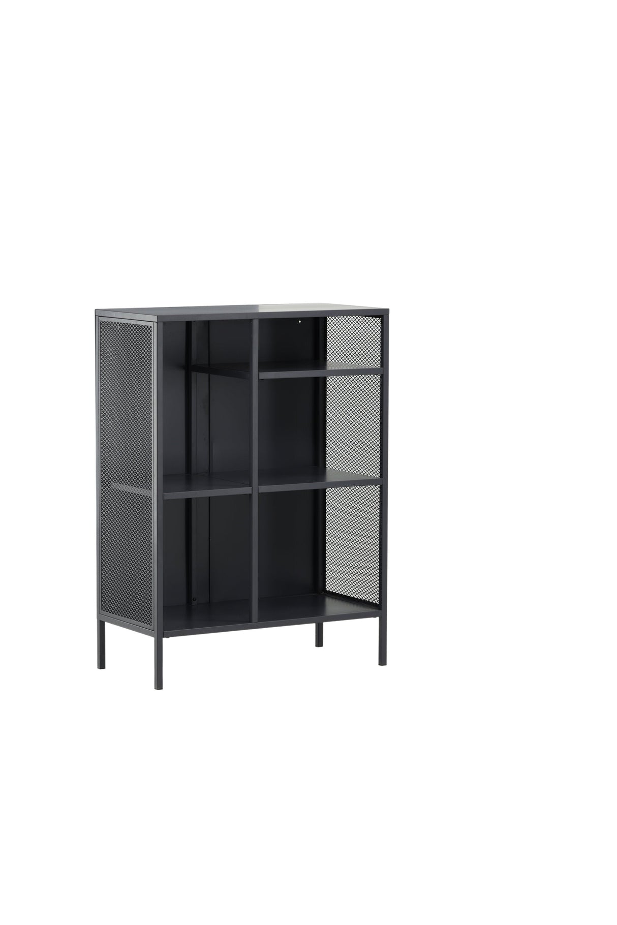 Misha Regal - grau/Stahl - Regale - ALVAHOME