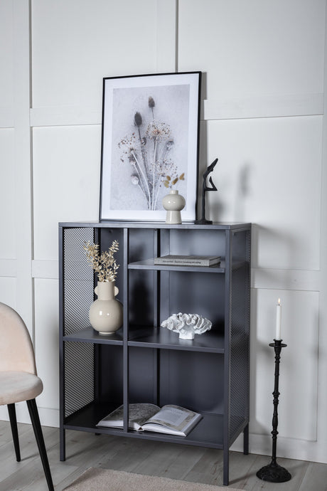 Misha Regal - grau/Stahl - Regale - ALVAHOME