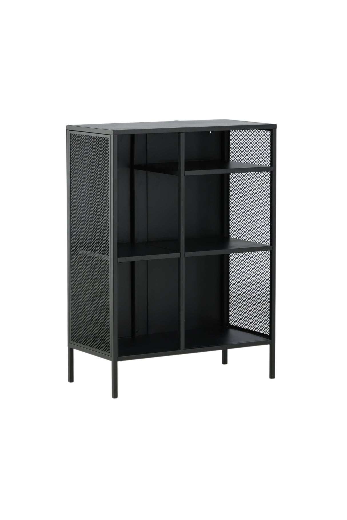 Misha Regal - schwarz/Stahl - Regale - ALVAHOME