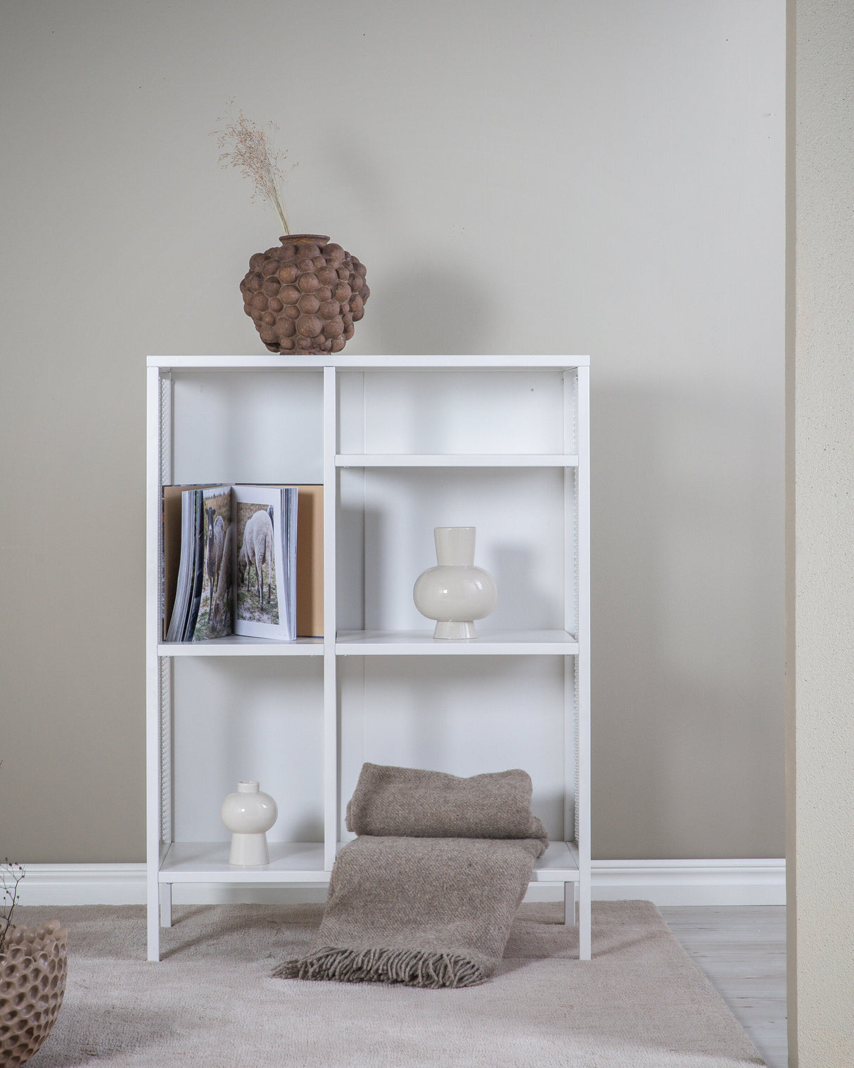 Misha Regal - weiß/Stahl - Regale - ALVAHOME