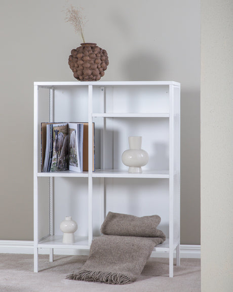Misha Regal - weiß/Stahl - Regale - ALVAHOME
