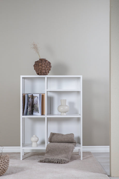 Misha Regal - weiß/Stahl - Regale - ALVAHOME