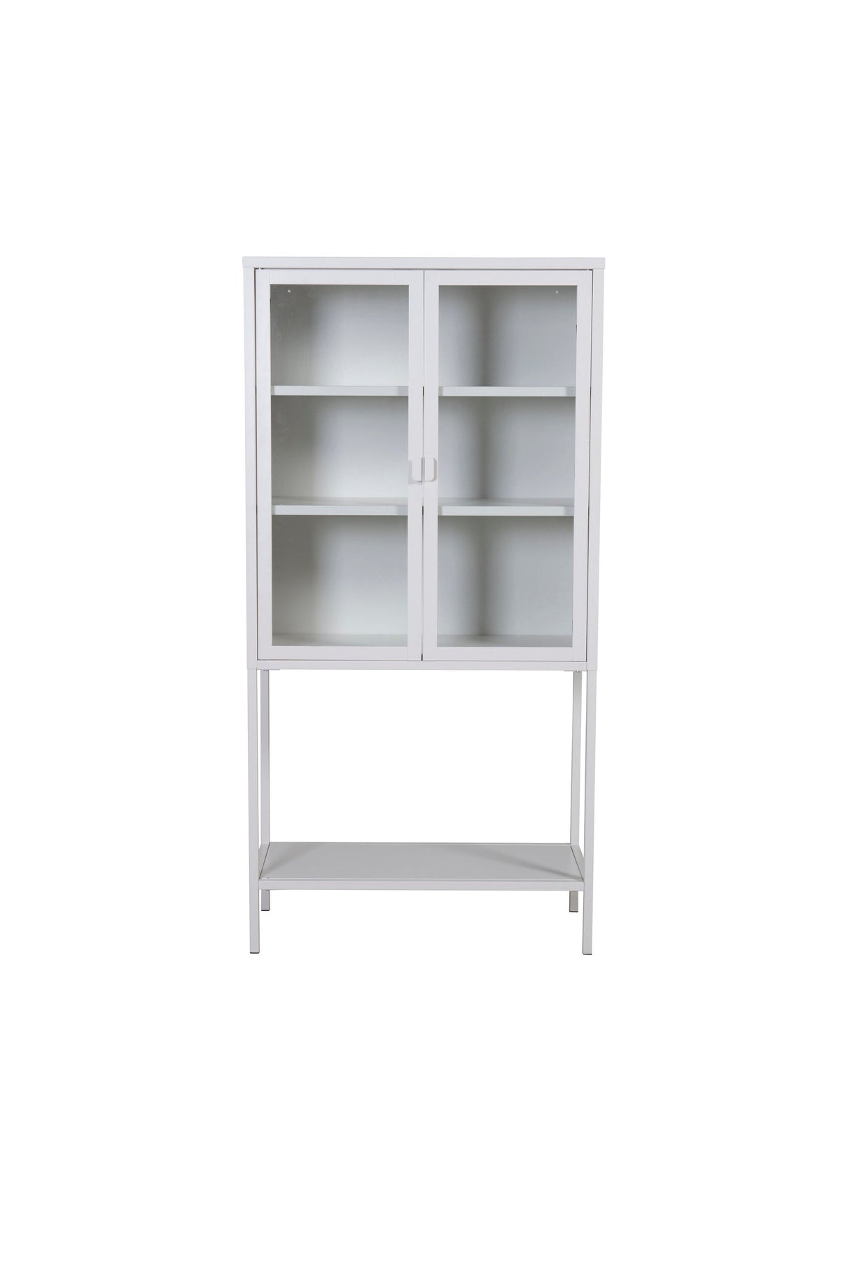 Misha Schrank - weiß/Stahl - Schränke - ALVAHOME