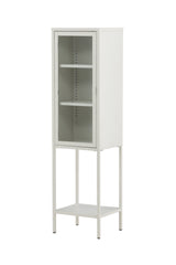 Misha Schrank - weiß/Stahl - Schränke - ALVAHOME