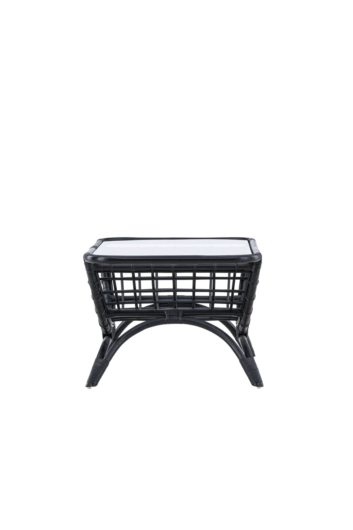 Moana Outdoor - Couchtisch - schwarz/Rattan - Outdoor - Couchtische - ALVAHOME