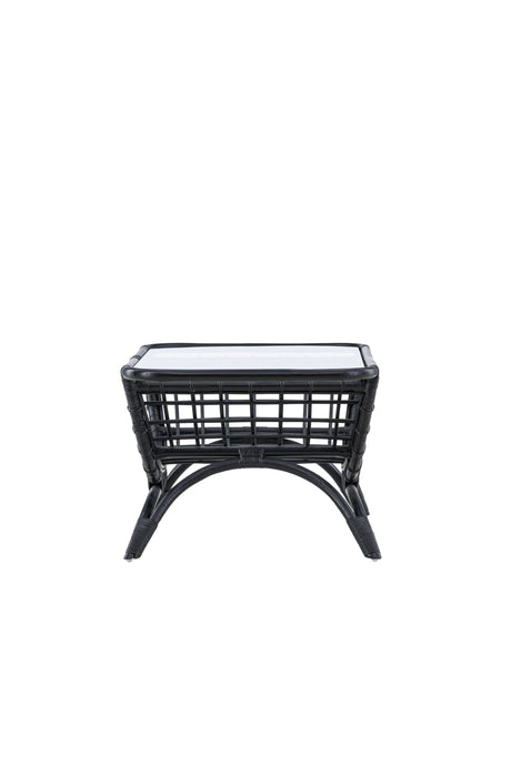 Moana Outdoor - Couchtisch - schwarz/Rattan - Outdoor - Couchtische - ALVAHOME