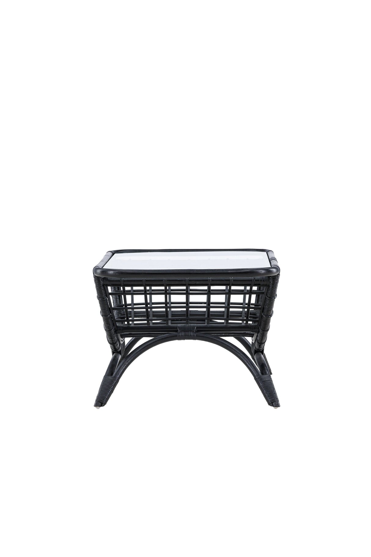 Moana Outdoor - Couchtisch - schwarz/Rattan - Outdoor - Couchtische - ALVAHOME