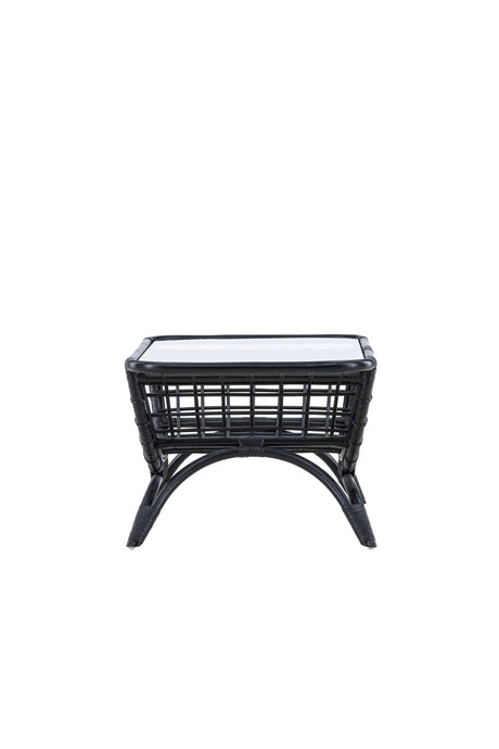 Moana Outdoor - Couchtisch - schwarz/Rattan - Outdoor - Couchtische - ALVAHOME