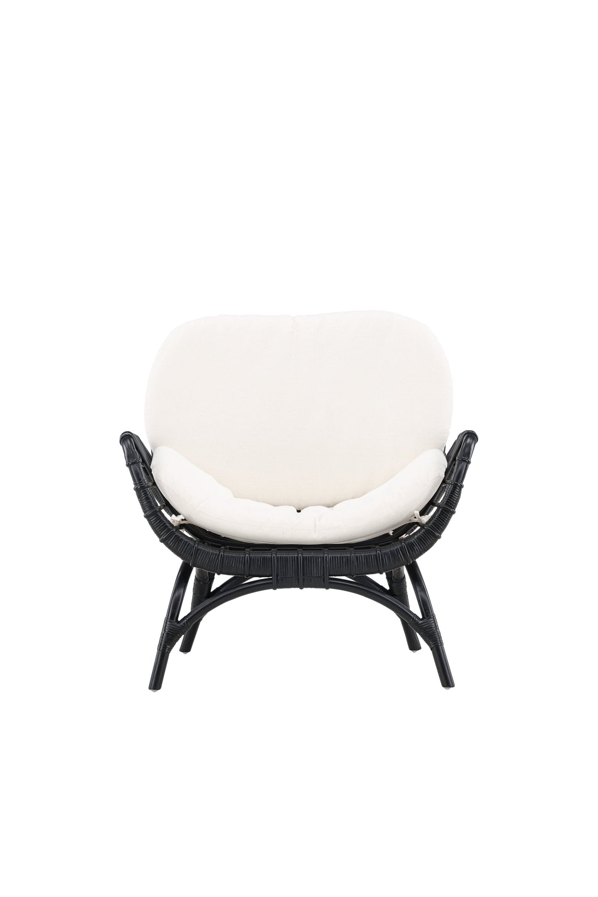 Moana Outdoor Lounge - Stuhl - schwarz/Rattan - Accent Chair - ALVAHOME