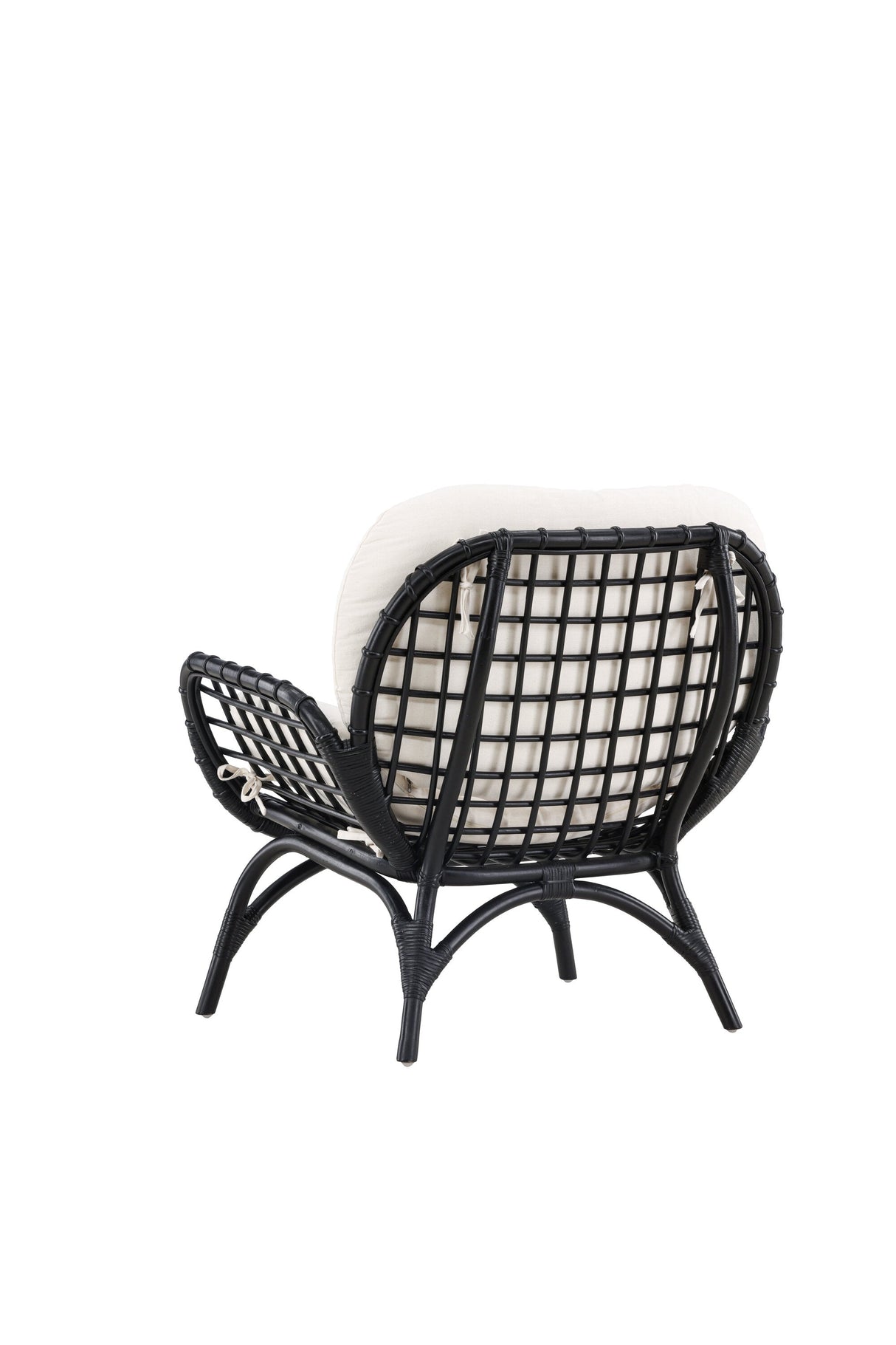 Moana Outdoor Lounge - Stuhl - schwarz/Rattan - Accent Chair - ALVAHOME