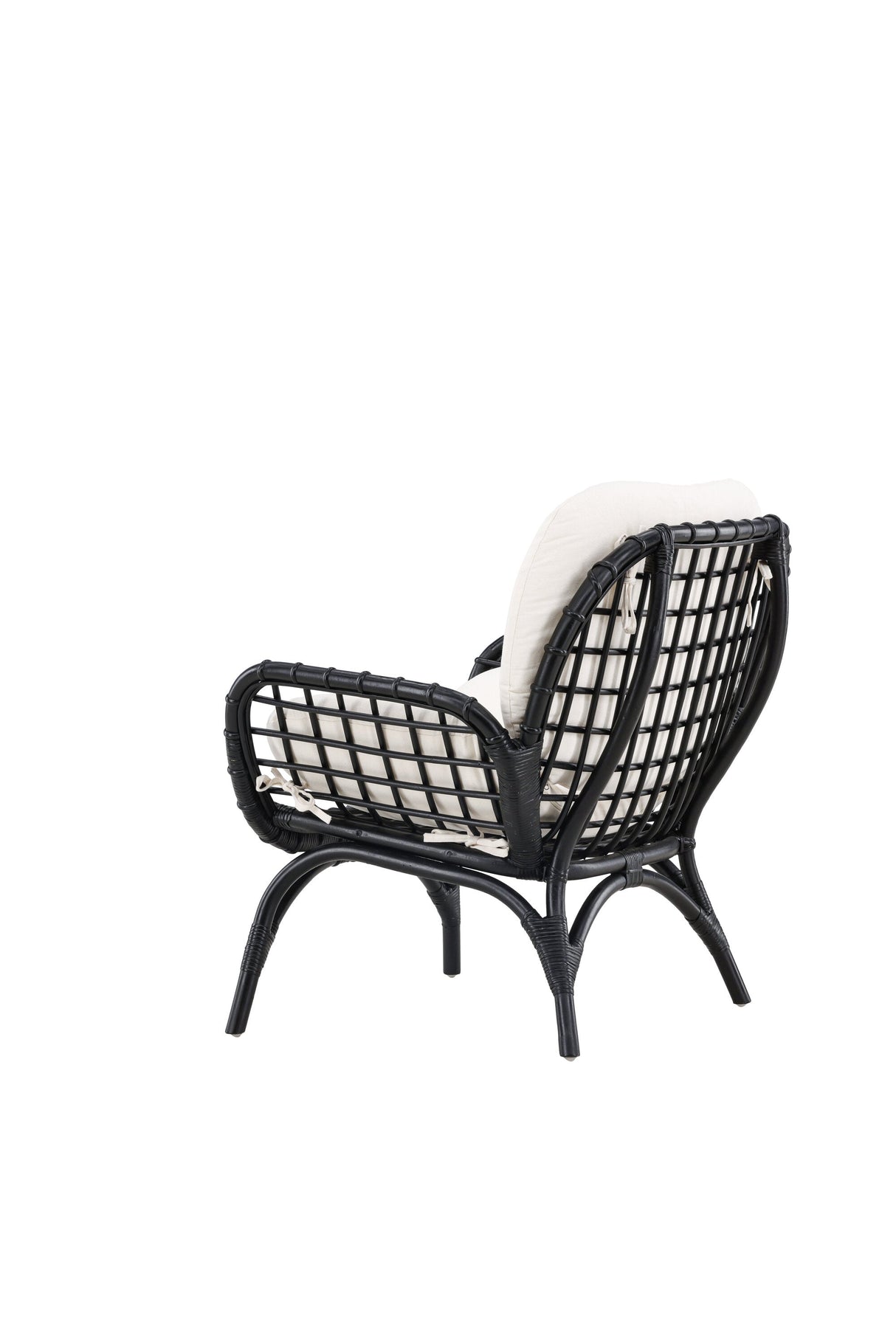 Moana Outdoor Lounge - Stuhl - schwarz/Rattan - Accent Chair - ALVAHOME
