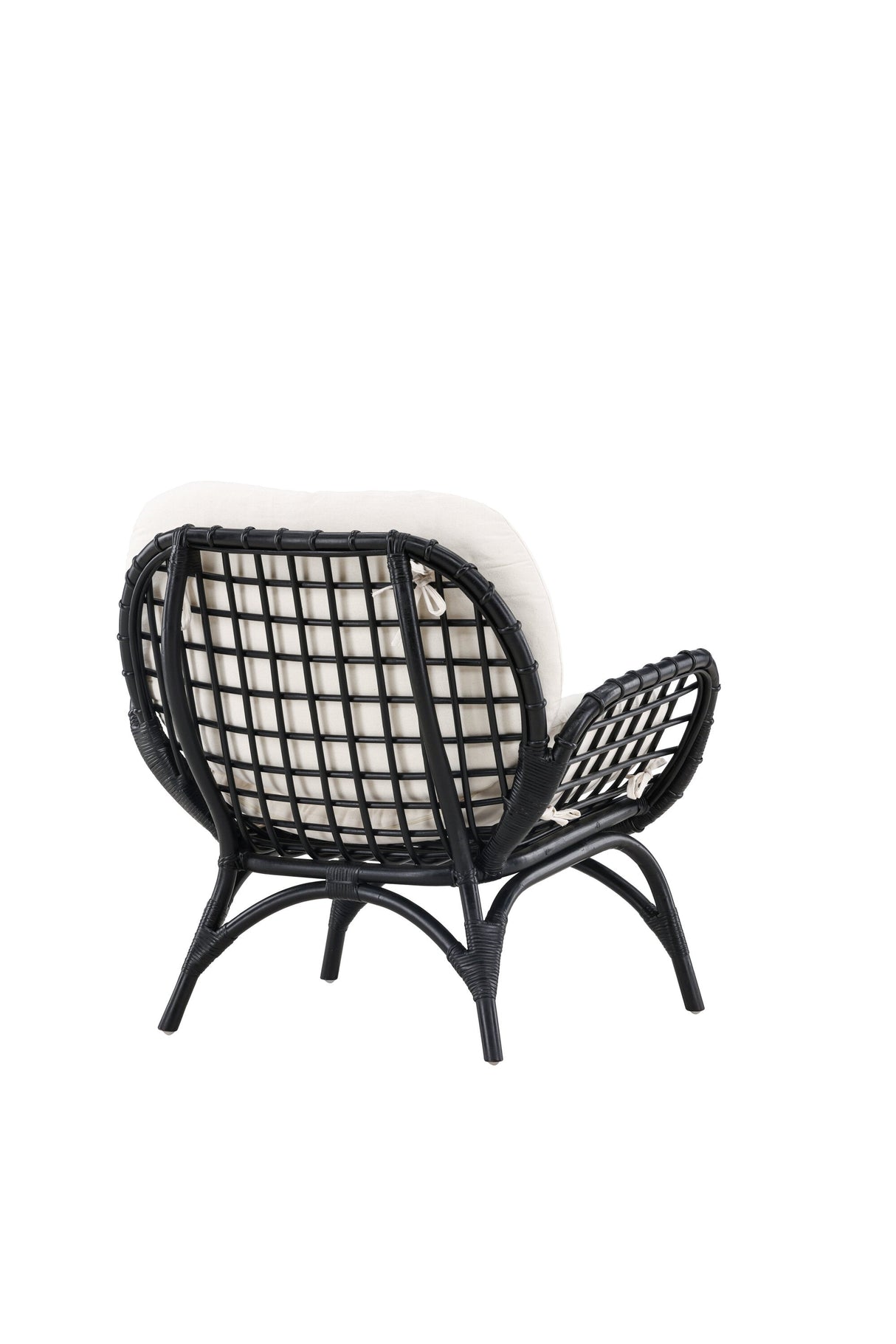 Moana Outdoor Lounge - Stuhl - schwarz/Rattan - Accent Chair - ALVAHOME