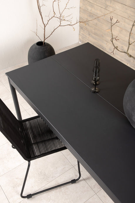 Modena Outdoor - Esstisch rechteckig - schwarz/Aluminum - Outdoor - Esstische (rechteckig) - ALVAHOME