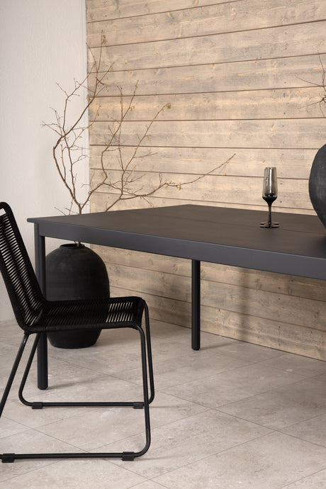 Modena Outdoor - Esstisch rechteckig - schwarz/Aluminum - Outdoor - Esstische (rechteckig) - ALVAHOME